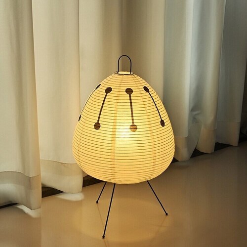Japanese Sphere Paper Floor Lamp Noguchi Inspired Lantern Etsy Australia
