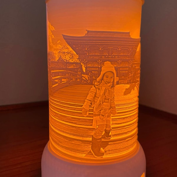 Personalized Lithophane wax warmer