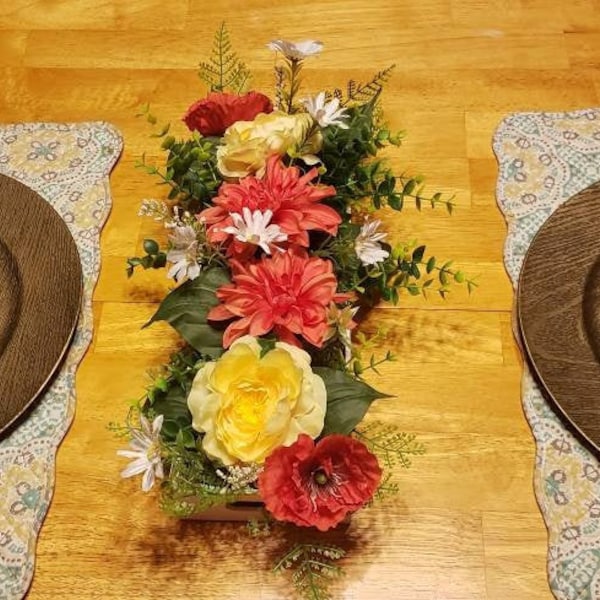 Spring Centerpiece for Dining Table Etsy