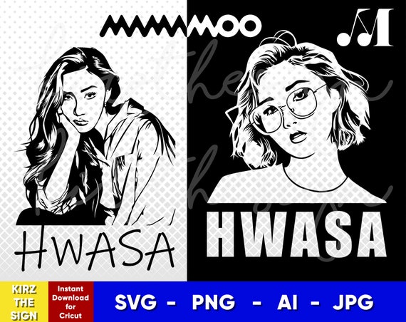 Mamamoo Hwasa Stencil: Vector Cut File (digital Download) - Etsy