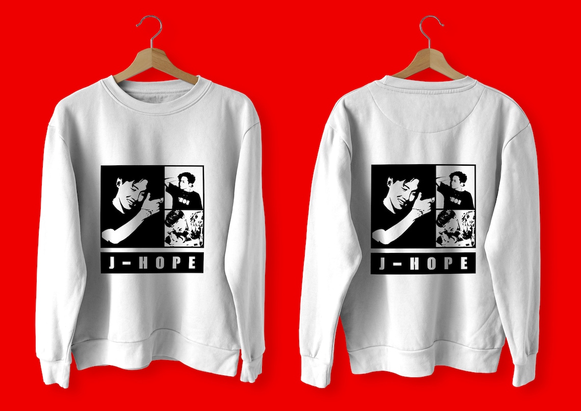 BTS Jhope Stencil Svg Png Ai Digital Download Cut File Etsy Canada