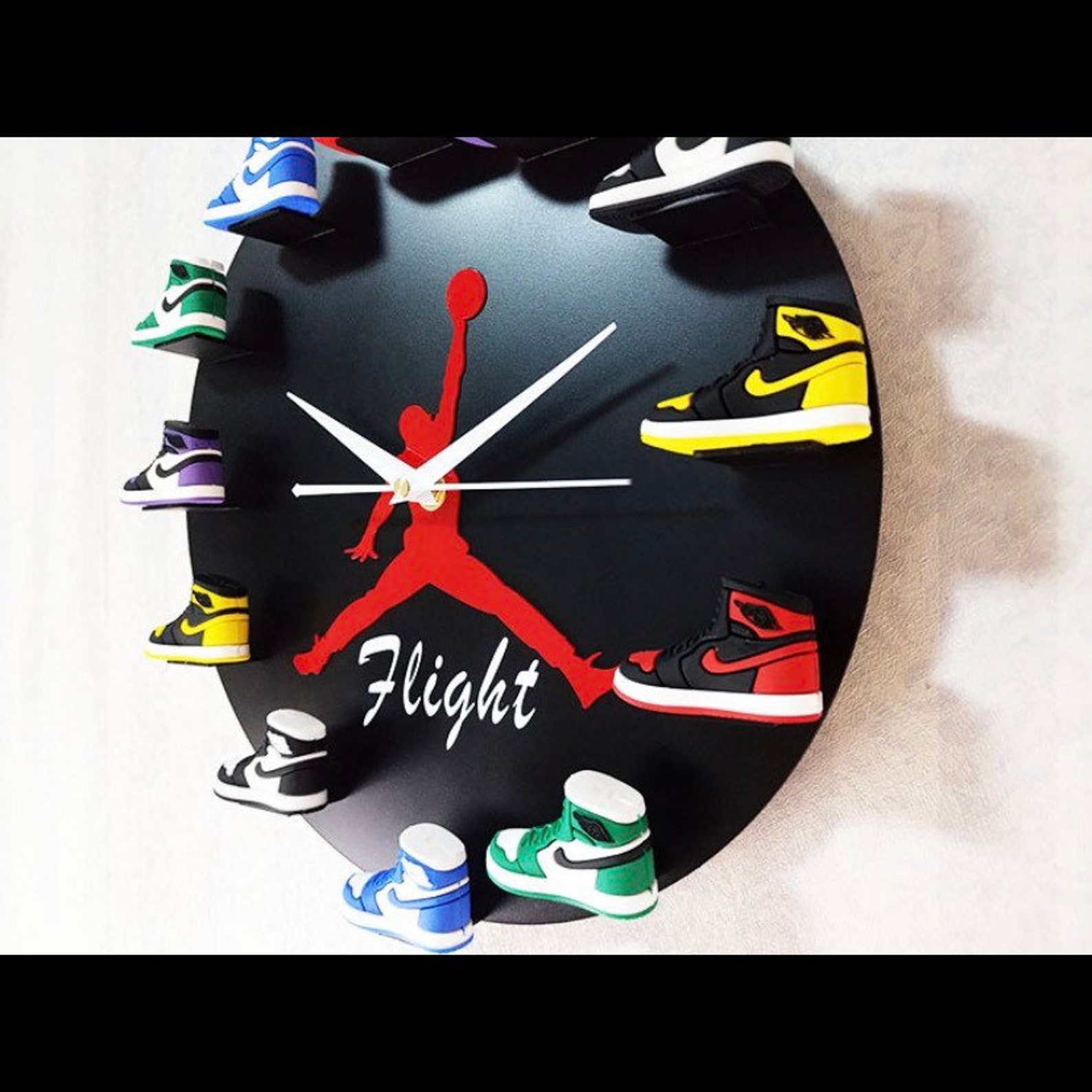 mini jordans clock