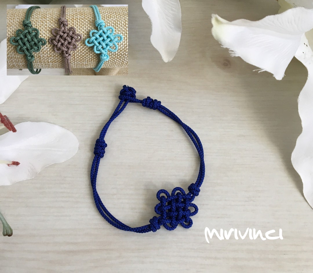 Korean Traditional Knot Bracelet / Chrysanthemum Knot Etsy