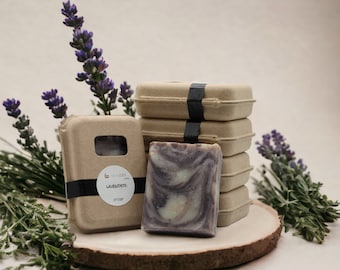 Handcrafted Lavender Cold Process Bar Soap - Artisan