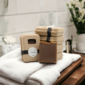 Handcrafted Pine Tar Cold Process Bar Soap - Artisan