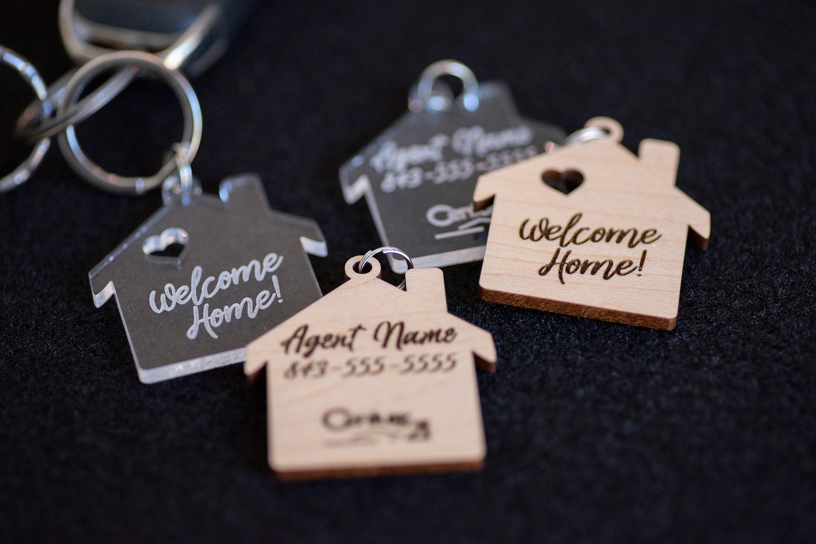 New Home Keychain For Realtors Pack of 10 Etsy