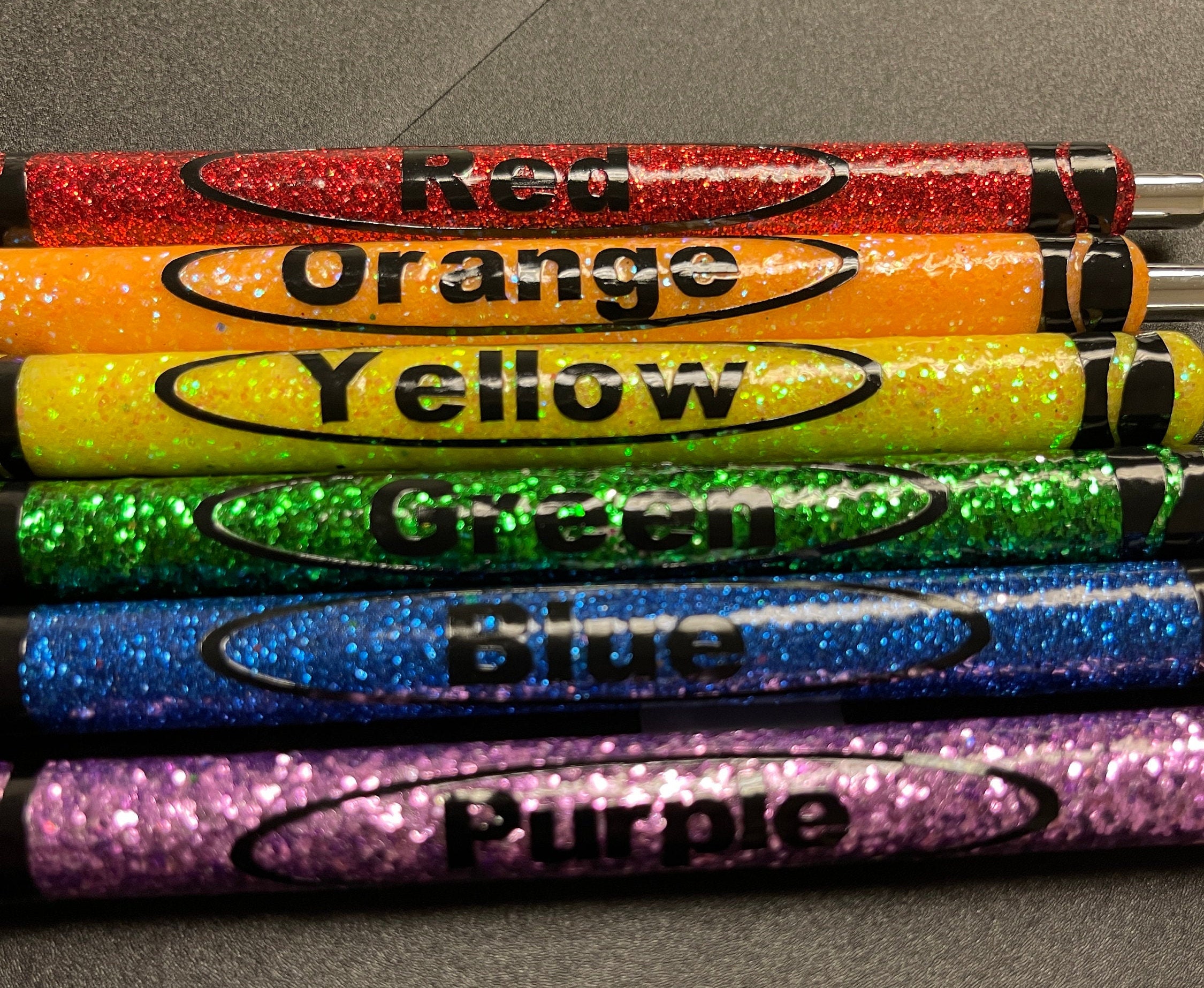 Crayon Glitter Gel Pen Crayon Colored Ink Gel Pen Glitter Etsy.de