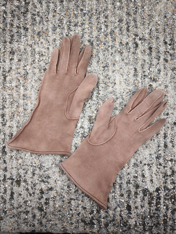 Elegant Genuine 1920s 1930s Art Deco Gloves Soft … - image 6