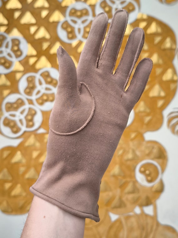 Elegant Genuine 1920s 1930s Art Deco Gloves Soft … - image 4