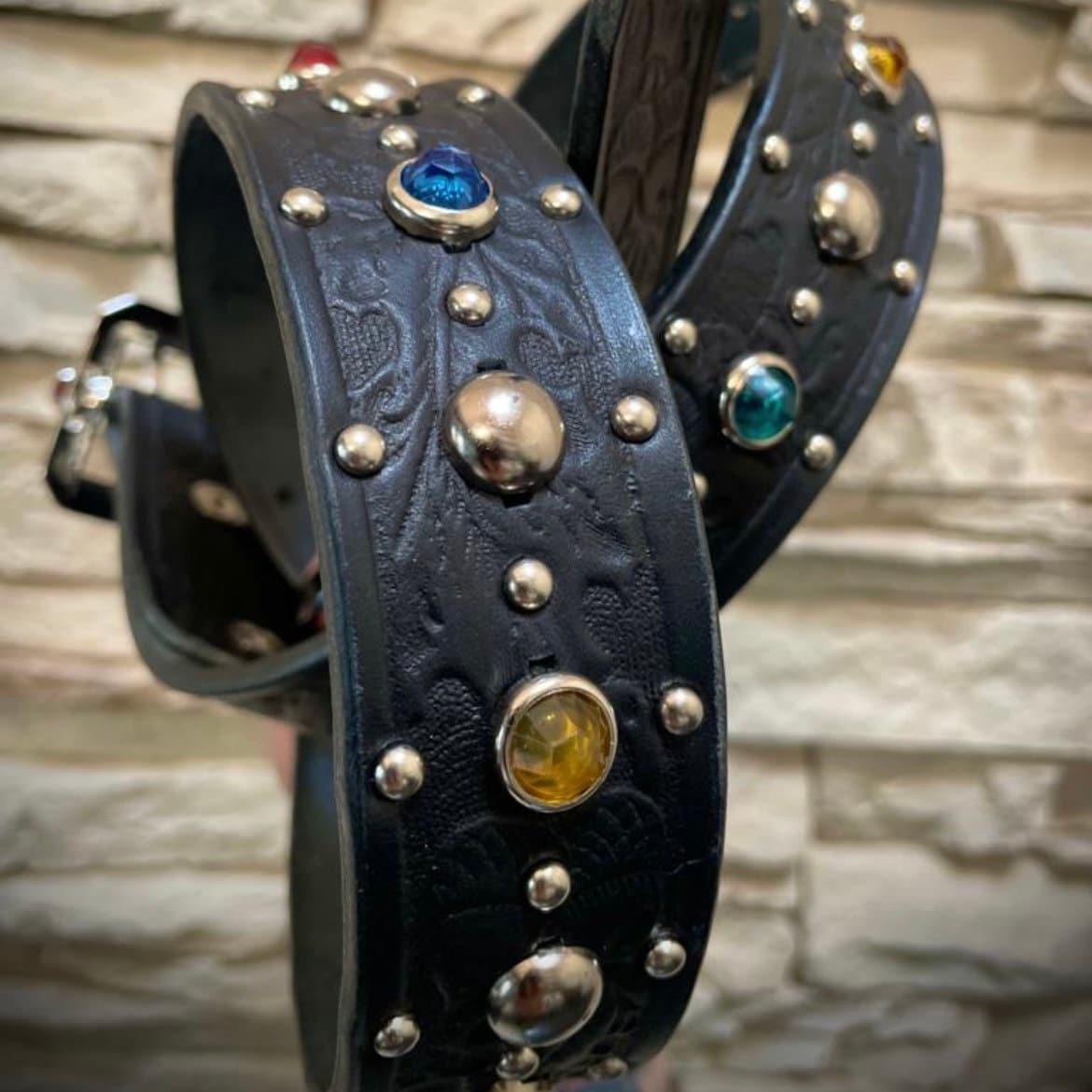 Yuma Studded and Jeweled Belt - Etsy