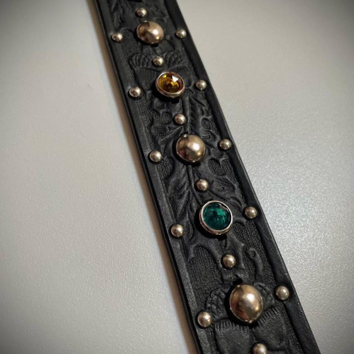 Yuma Studded and Jeweled Belt - Etsy