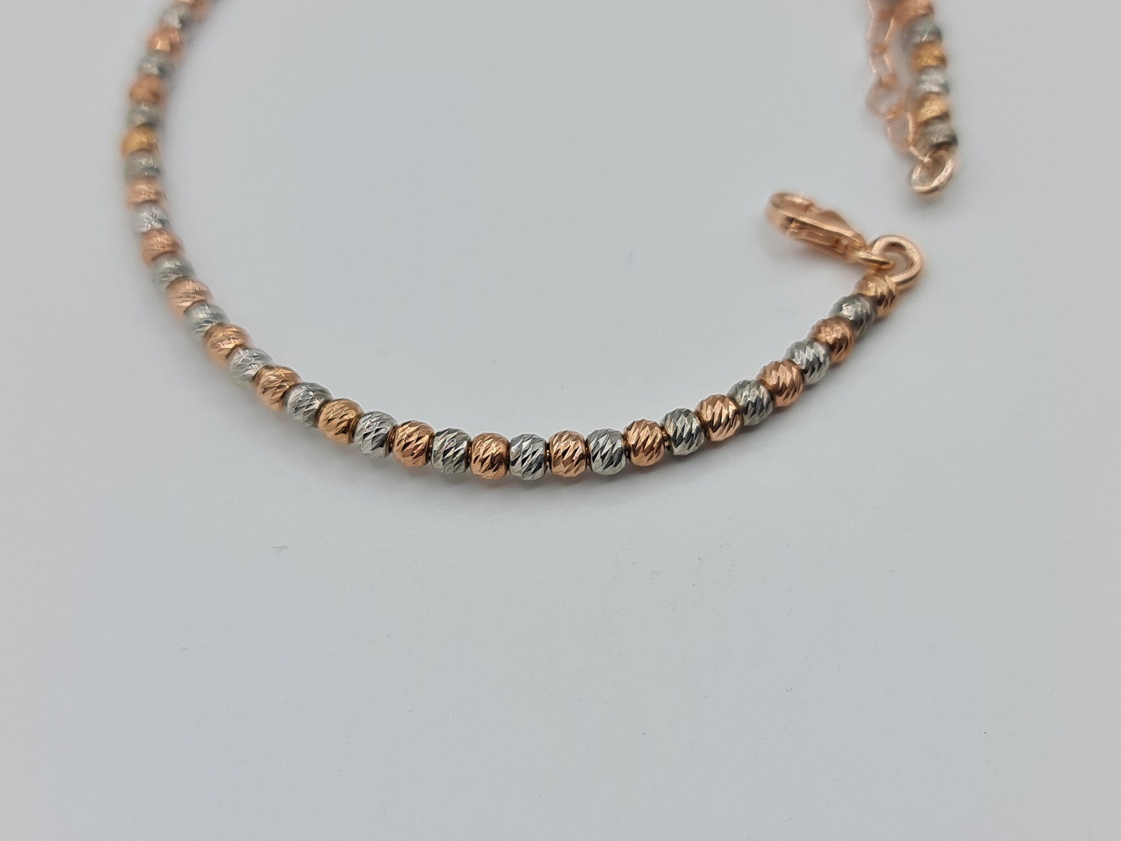 Ball chain bracelet Gold bracelet 925 sterling silver Etsy