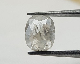 0.69 ct Salt and Pepper Diamond | Loose Oval Diamond for Engagement Ring | Natural Diamond for Wedding Ring | Unique Galaxy Diamond
