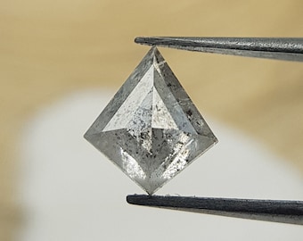 Salt and Pepper Diamond | Kite Diamond for Engagement Ring or Stud Jewelry | Natural and Untreated Diamond | Unique Galaxy Diamond