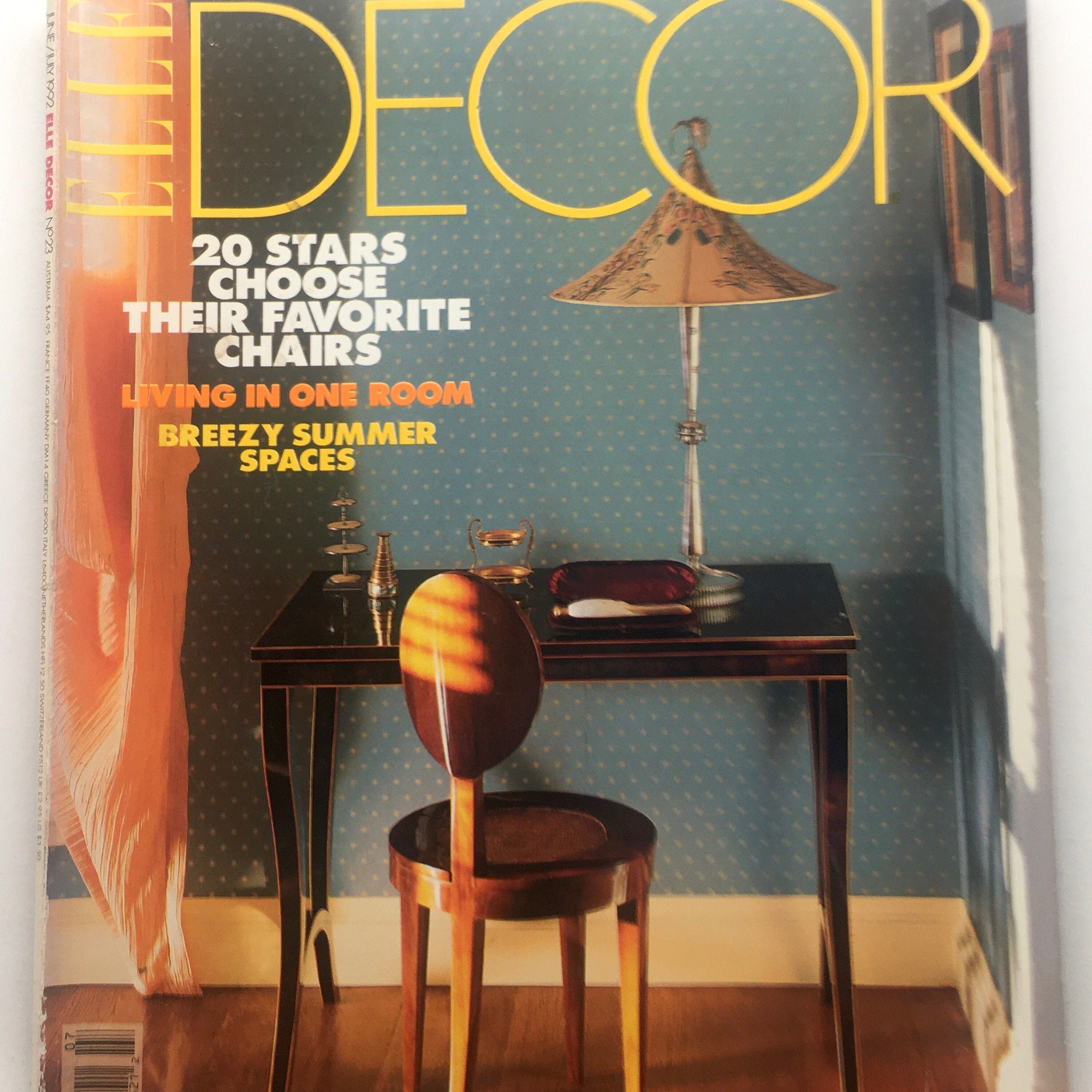 Elle decor magazine July 1992 ELDE23 Etsy