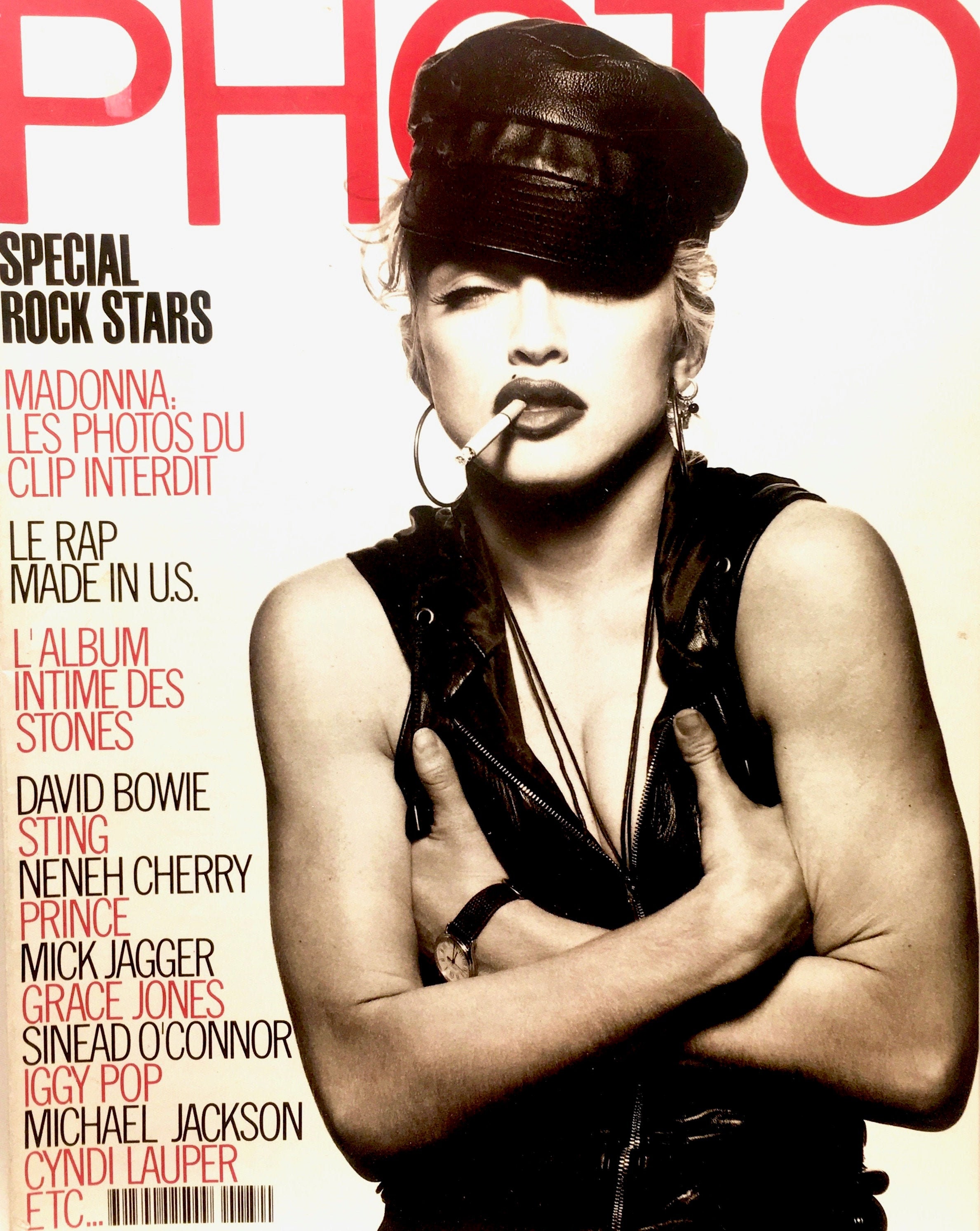 MADONNA　表紙特集雑誌　Max!　 (1991年 )　フランス雑誌 Madonna Photo Magazine Paris, Monthly March 1991, Special