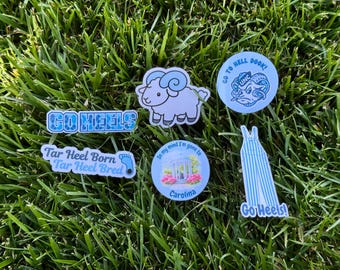 UNC Chapel Hill Stickers/Sticker Bundle