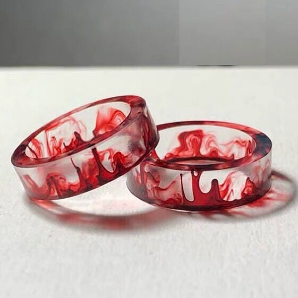 Blood Red Ring - Etsy