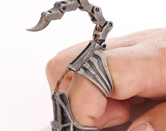 Hi RC Gothic Music Guitar Flower Skull Ring Gargoyle Stainless Steel Biker Rings Punk Jewelry Unique Gift 8 Hi RC Gothic Music Guitar Flower Skull Ring Gargoyle Stainless Steel Biker Rings Punk Jewelry Unique Gift 8