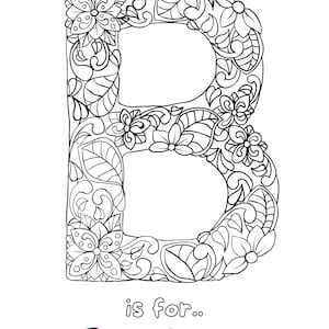 Coping Skills Coloring Book for Adults Alphabet Coloring - Etsy