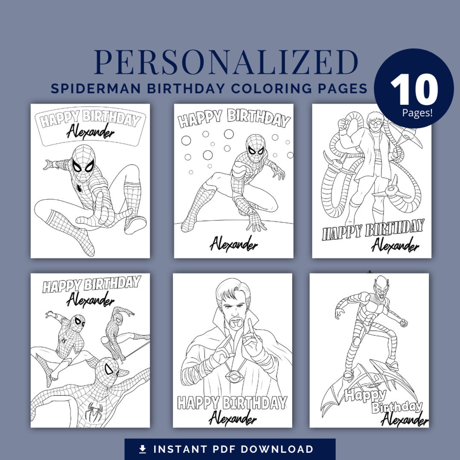 10 Awesome Spider-Man: No Way Home Coloring Pages to Download