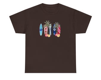 Tropical Surfboard tee