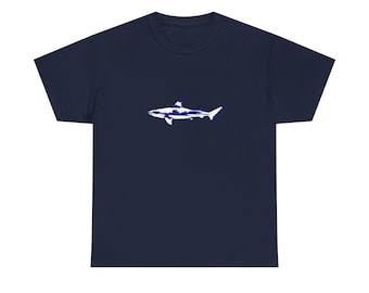 Surfshirt Blue Shark