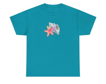 Starfish and Seashell Tee