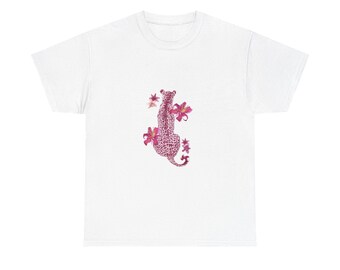Pink Floral Leopard Tee