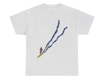 Surfer on Yellow Board T-Shirt