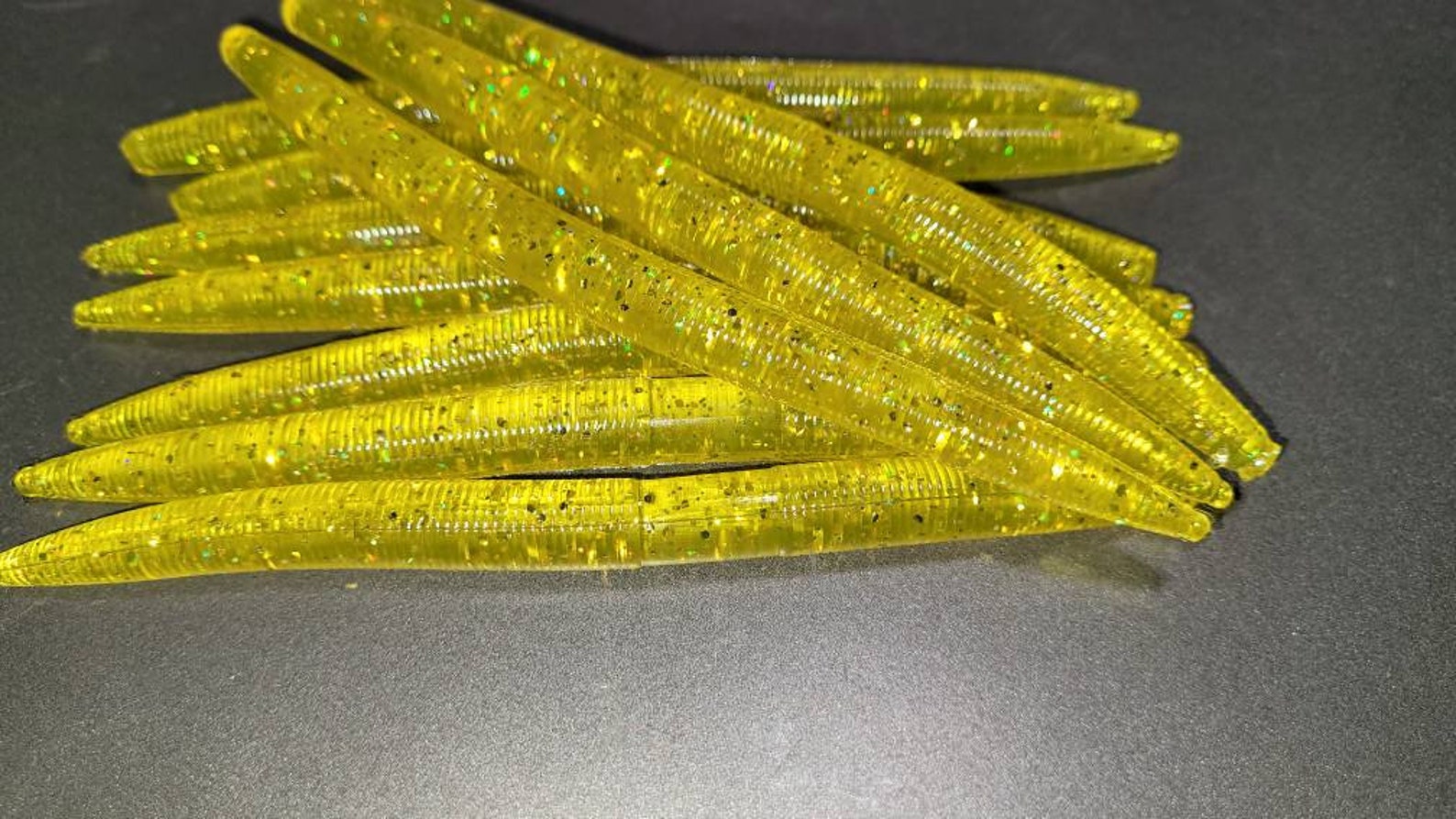 10 pack of Soft plastic 5 stick worms Etsy