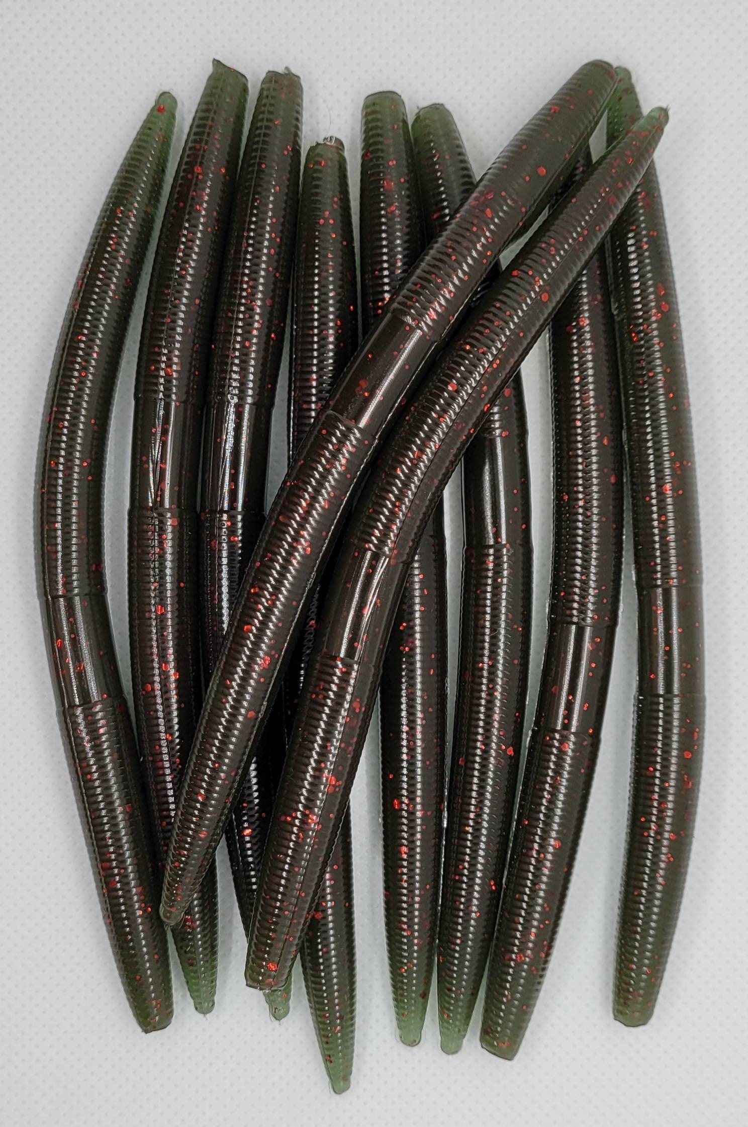 10 pack of Soft plastic 5 stick worms Etsy