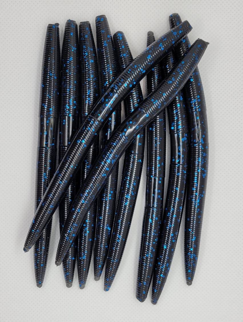 10 pack of Soft plastic 5 stick worms Etsy