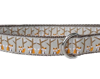 Sneaky Fox Dog Collar: Adjustable Fall Autumn Style, Affluent Dogs®