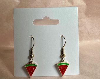 Watermelon Dangle Earrings
