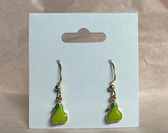 Pear Dangle Earrings- Gold