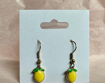 Lemon Dangle Earring