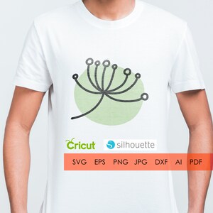 Flower element SVG designs - Spring Flower Svg - Layered Flower Svg - Flower SVG file for Cricut - Téléchargement numérique