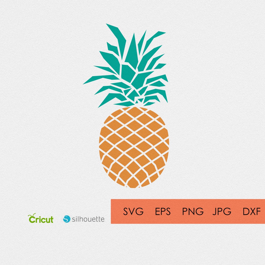 Imágenes prediseñadas de piña en formato SVG, archivos de corte para ...