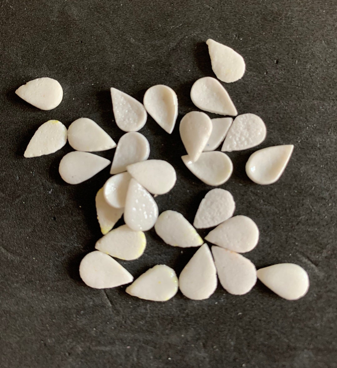 COE 96 Fused Glass Flower Petals 3/8 Inch White Pack of 30 Etsy UK