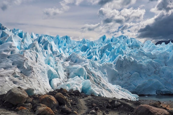 Blue Glacier in Patagonia : r/pics