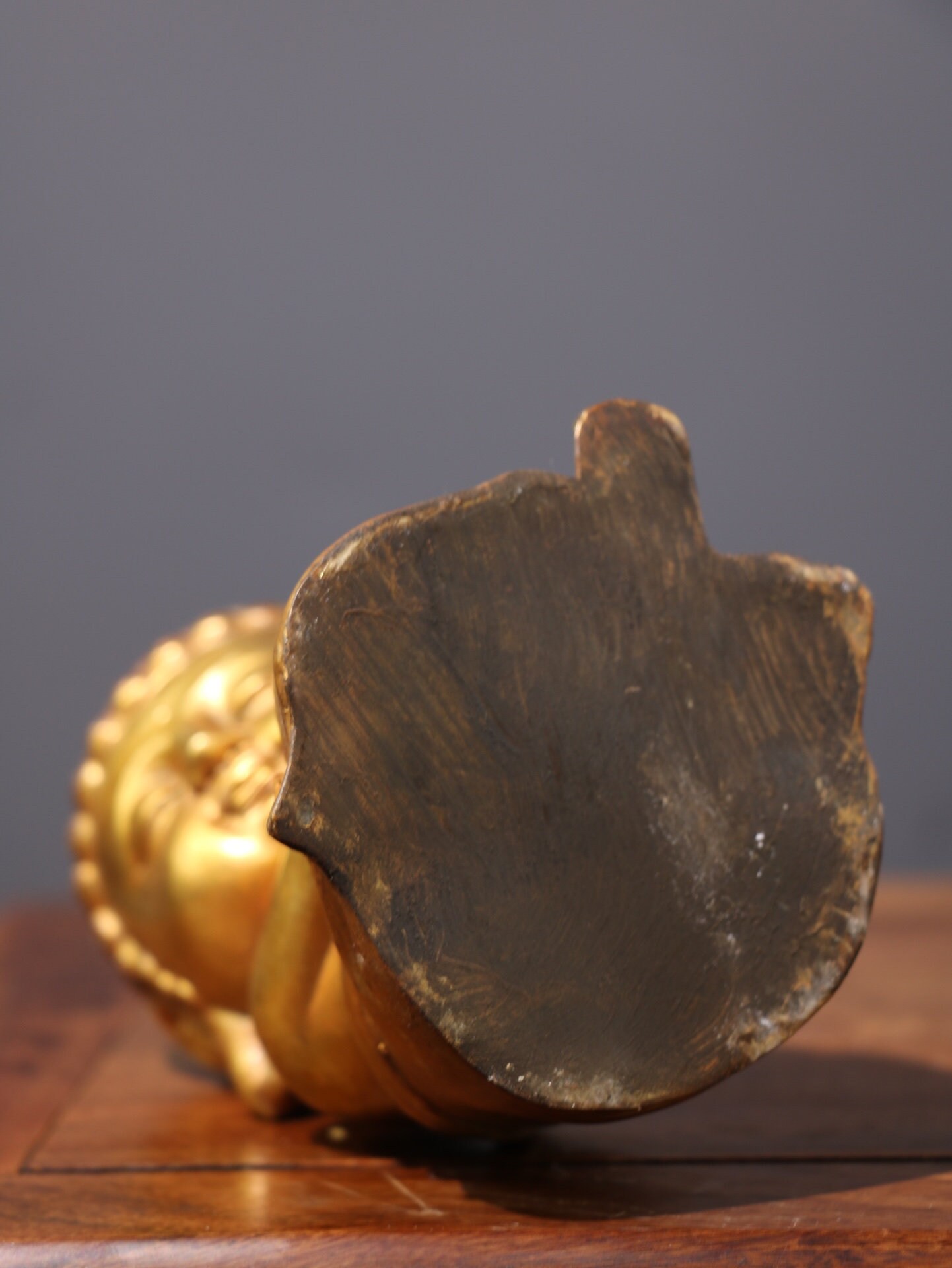 Chinese Antique Pure Copper Gilt Buddha Statue Ornaments