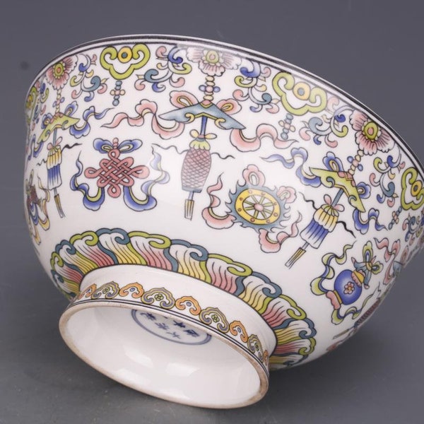 collection powder colored porcelain pattern bowl porcelain home decoration