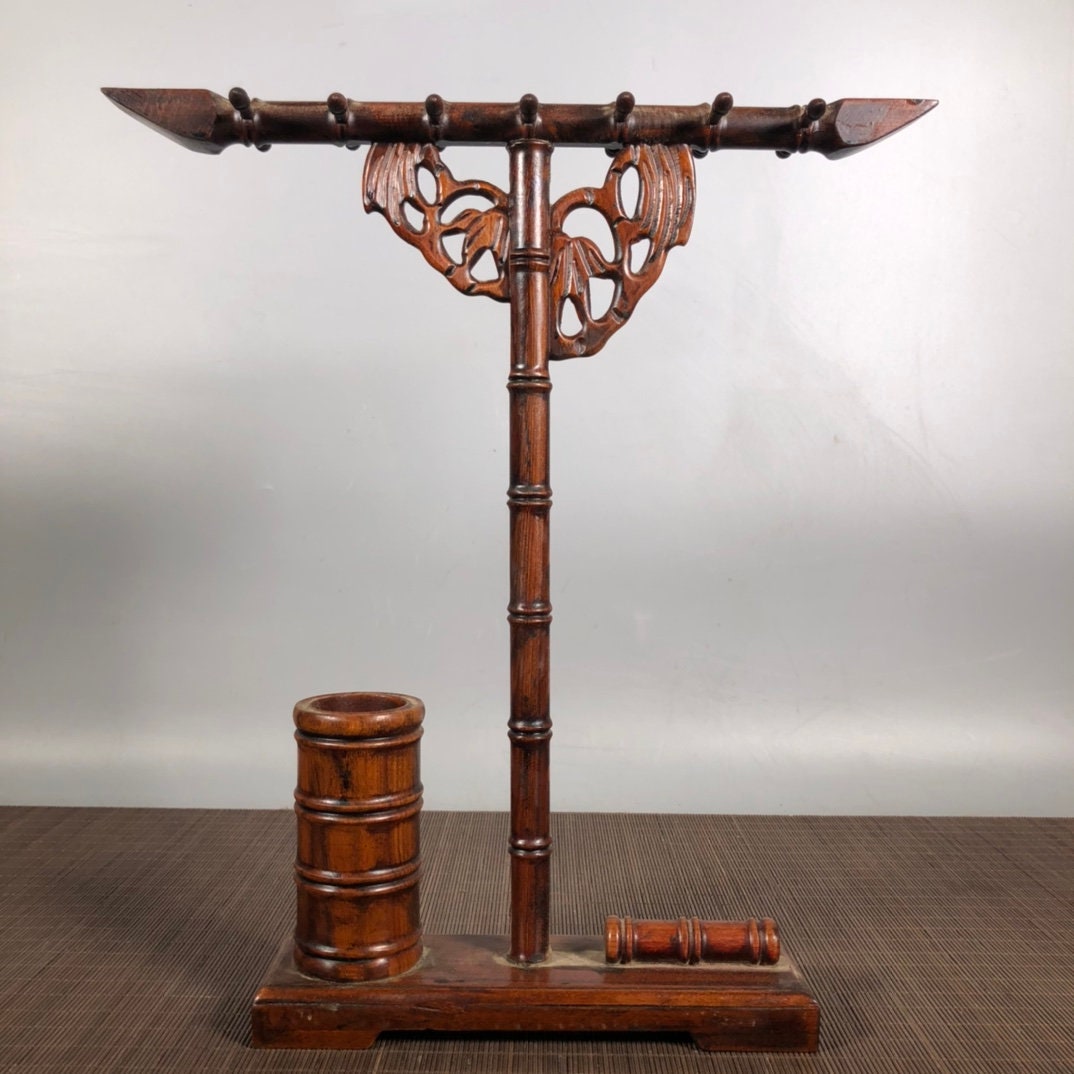 The Ancient Natural Rosewood Penholder Statue in China is Etsy