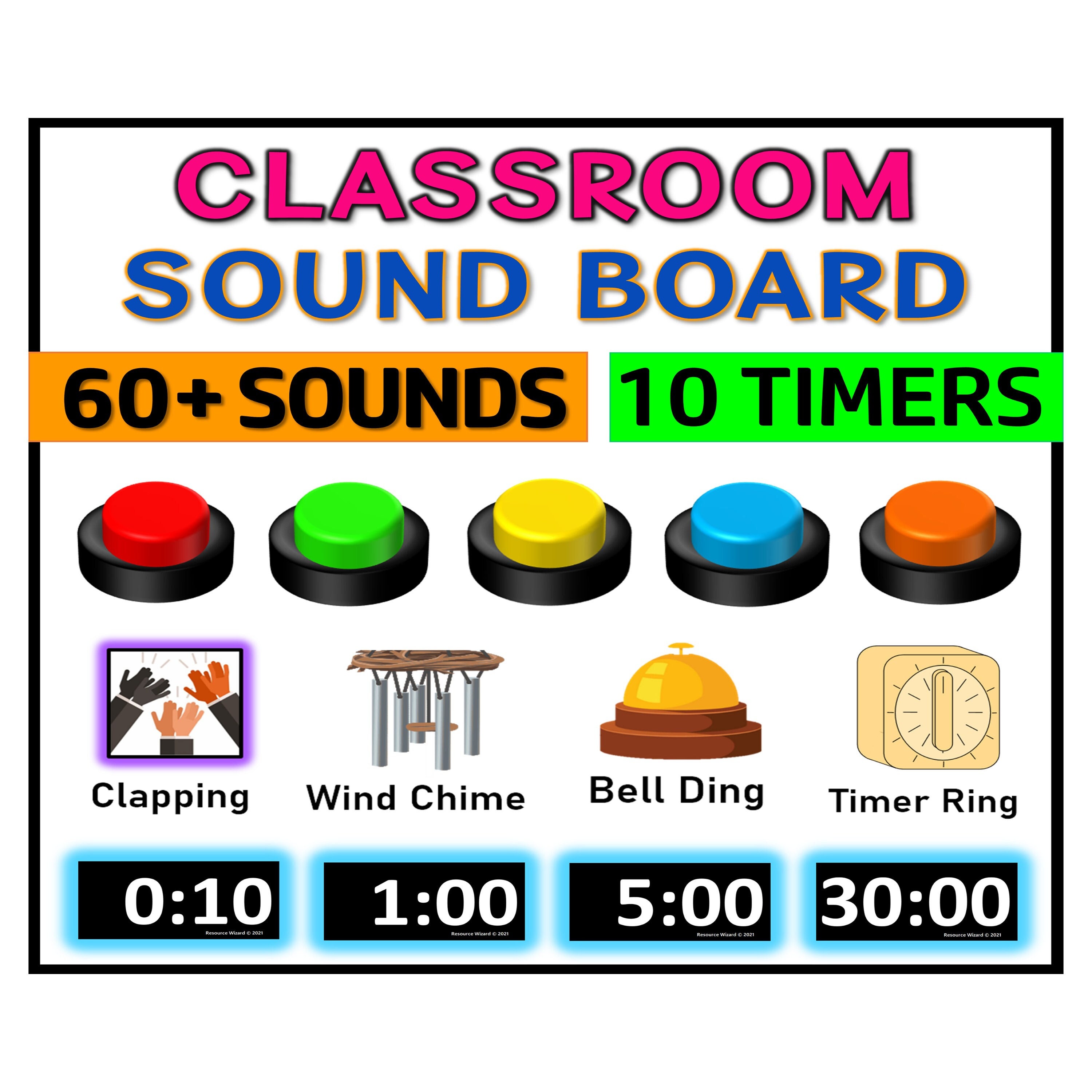 Classroom Timer - 10 Minutes - Teacher Gameroom