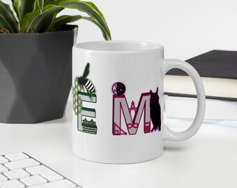 STEM Animals weiß glänzend Tasse