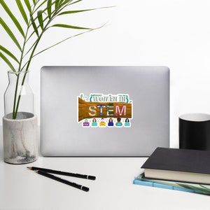 WOMEN IN STEM sticker