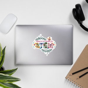 Proud to work in STEM sticker