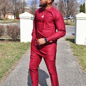 Best of African men outfits 2021,African men cultural outfits ,African traditional clothes,Mens kaftan,special occasion suit, African suits image 2