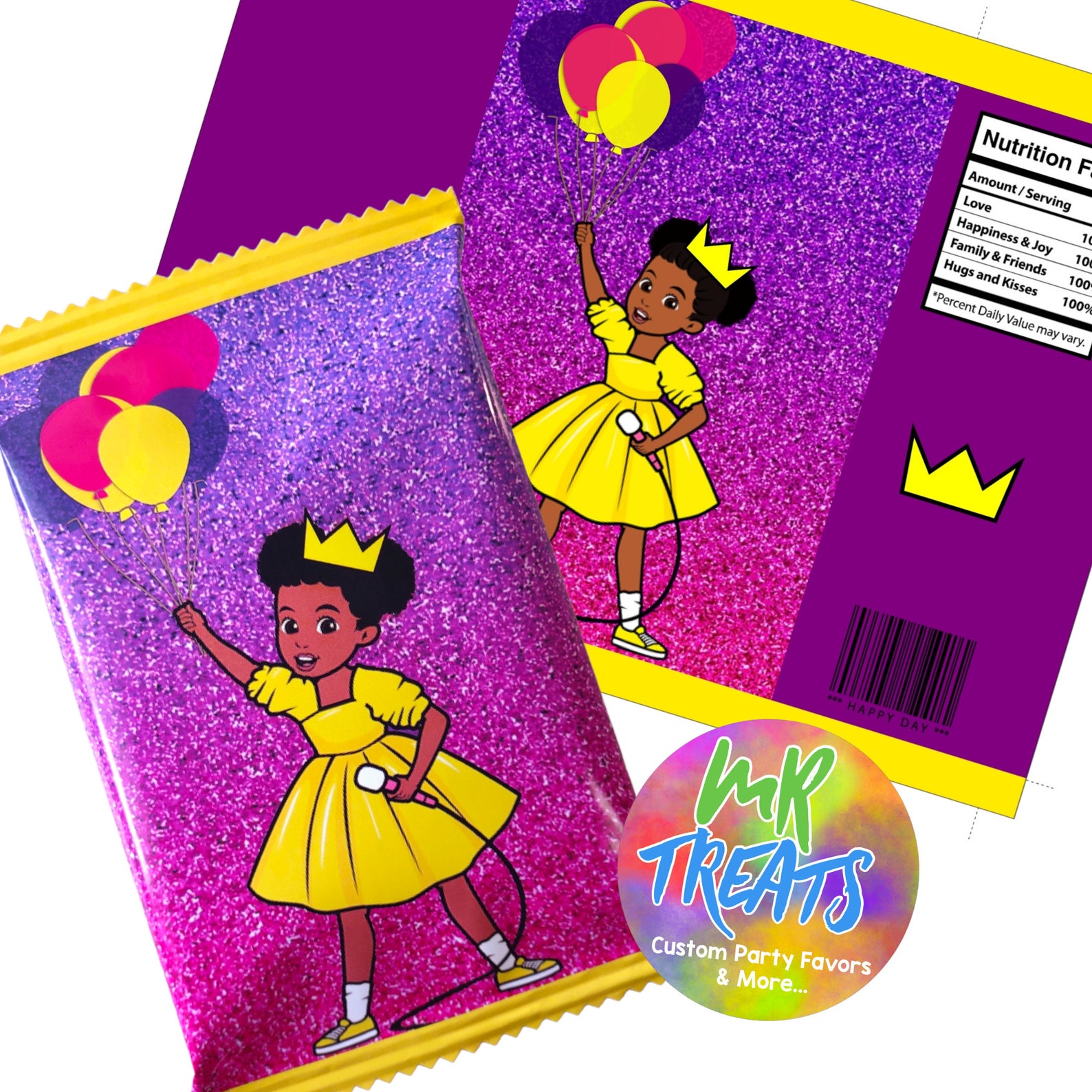 Gracie's Corner Birthday Chip Bag Wrap Party Favors Etsy